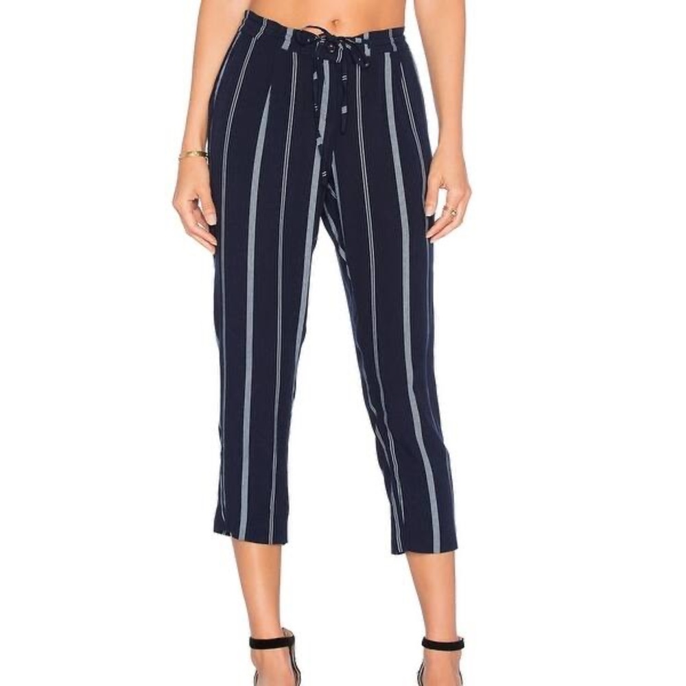 Rails Pinstripe Trouser Pants - image 1